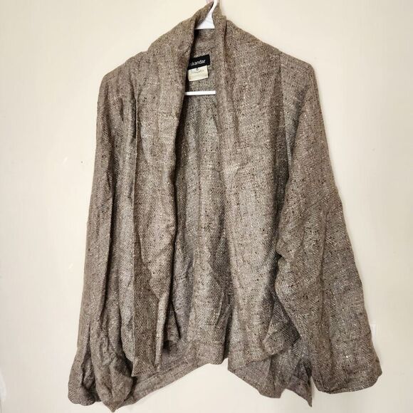 Eskandar Cashmere Silk Cardigan Sweater womens Cashmere 50% Silk 50% Size 0 - Picture 1 of 11